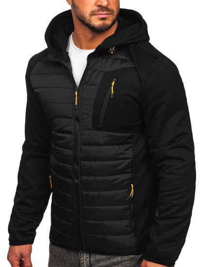 Bolf Herren Übergangsjacke Schwarz  KS2150