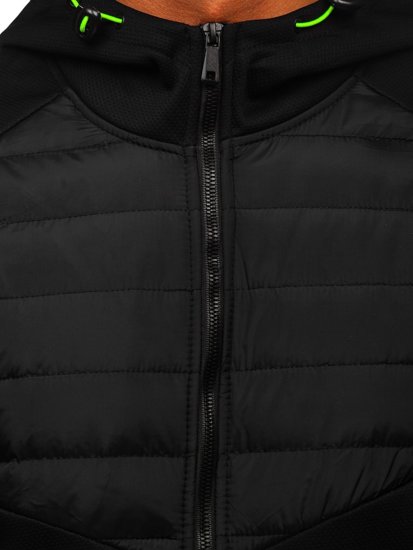 Bolf Herren Übergangsjacke Schwarz  KS2232