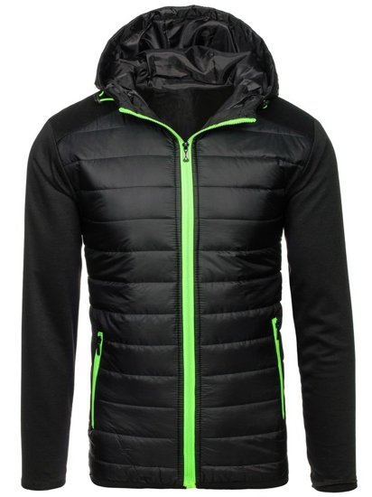 Bolf Herren Übergangsjacke Schwarz  TY12