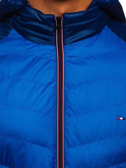 Bolf Herren Übergangsjacke Sport Jacke Blau  1905