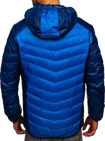 Bolf Herren Übergangsjacke Sport Jacke Blau  1905