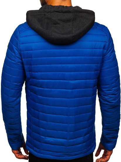 Bolf Herren Übergangsjacke Sport Jacke Blau  AB031