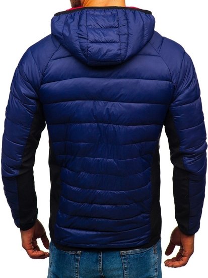 Bolf Herren Übergangsjacke Sport Jacke Dnkelblau  LY1019