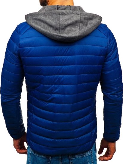 Bolf Herren Übergangsjacke Sport Jacke Dunkelblau  AB033