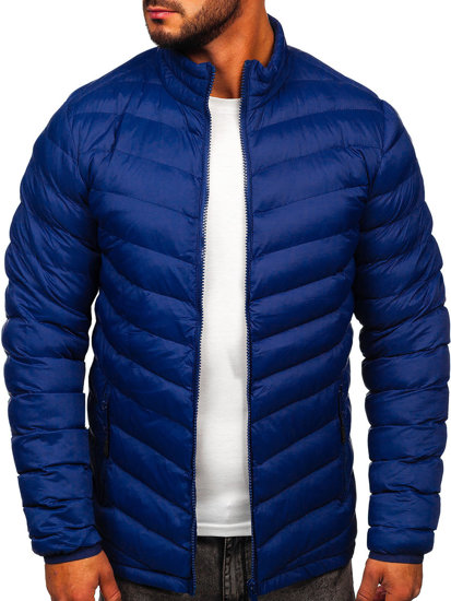 Bolf Herren Übergangsjacke Sport Jacke Dunkelblau  SM70