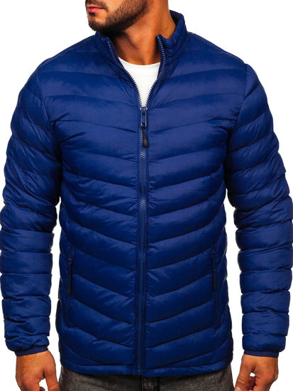 Bolf Herren Übergangsjacke Sport Jacke Dunkelblau  SM70