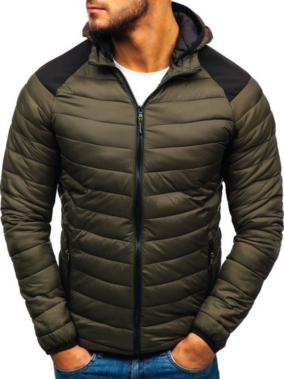 Bolf Herren Übergangsjacke Sport Jacke Grün  LY1003