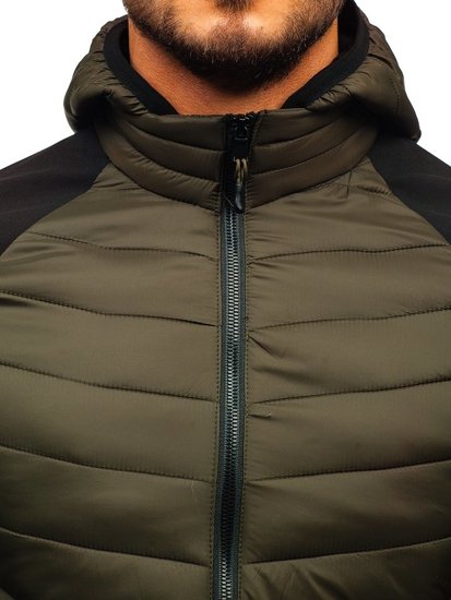 Bolf Herren Übergangsjacke Sport Jacke Grün  LY1003