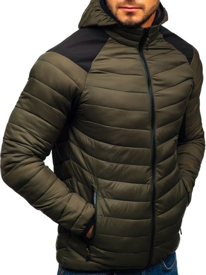 Bolf Herren Übergangsjacke Sport Jacke Grün  LY1003