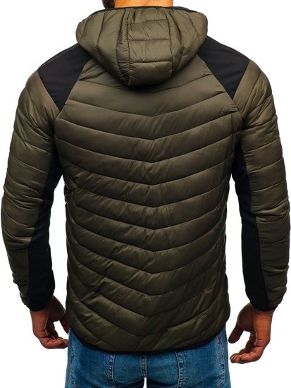 Bolf Herren Übergangsjacke Sport Jacke Grün  LY1003