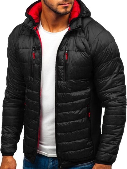 Bolf Herren Übergangsjacke Sport Jacke Schwarz  LY1019