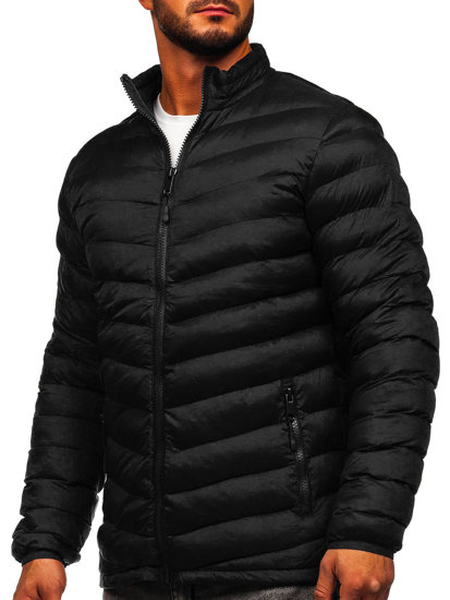 Bolf Herren Übergangsjacke Sport Jacke Schwarz  SM70