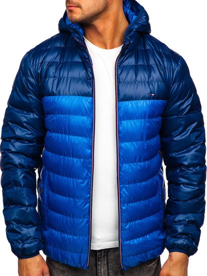 Bolf Herren Übergangsjacke Sportjacke Blau  1908