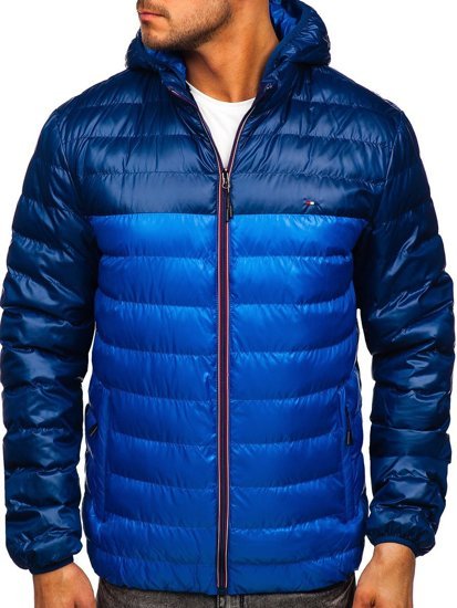 Bolf Herren Übergangsjacke Sportjacke Blau  1908