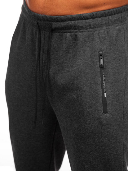 Bolf Herren Übergrößen Sporthose Scwarzgrau  JX6507