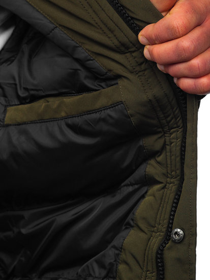 Bolf Herren WInterjacke Grün  27M8100