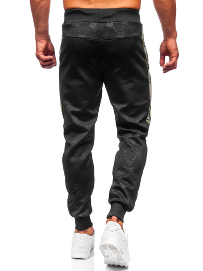 Bolf Herren Warme Hose Jogger Pants Schwarz  HM386