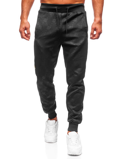 Bolf Herren Warme Hose Jogger Pants Schwarz  HM386