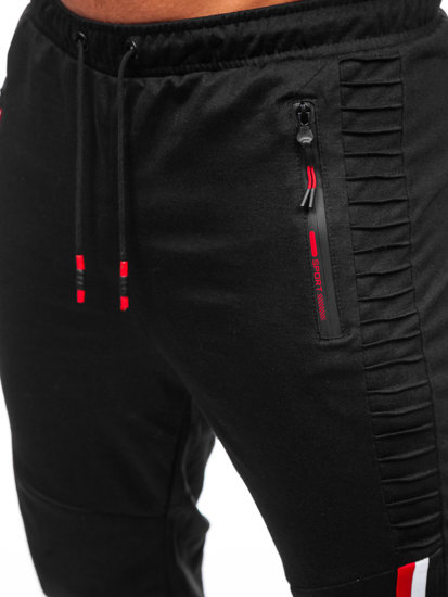 Bolf Herren Warme Hose Jogger Pants Schwarz  K10329