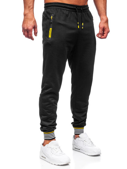 Bolf Herren Warme Hose Jogger Pants Schwarz  K10332