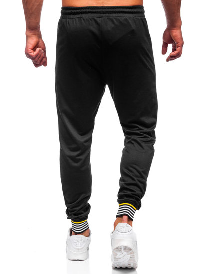 Bolf Herren Warme Hose Jogger Pants Schwarz  K10332