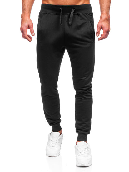 Bolf Herren Warme Hose Jogger Pants Schwarz  XW02