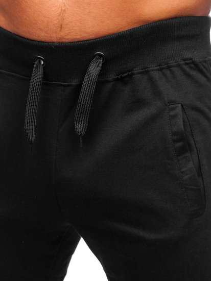 Bolf Herren Warme Hose Jogger Pants Schwarz  XW02