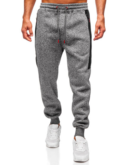 Bolf Herren Warme Sporthose Joggers Anthrazit  Q1102