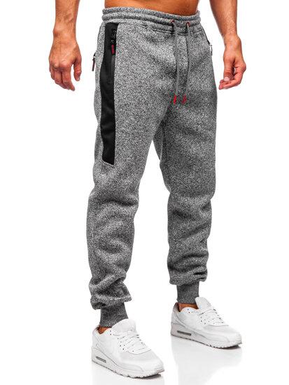 Bolf Herren Warme Sporthose Joggers Anthrazit  Q1102