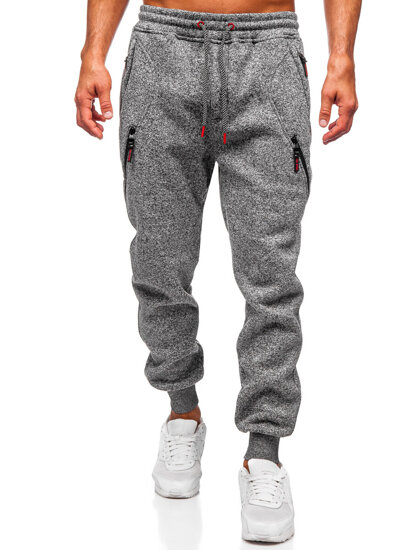 Bolf Herren Warme Sporthose Joggers Anthrazit Q1104