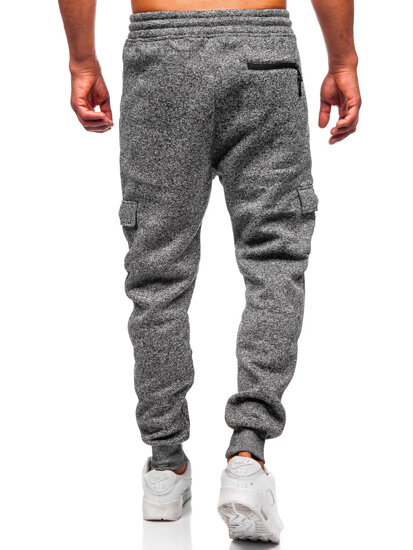 Bolf Herren Warme Sporthose Joggers Anthrazit  Q1108