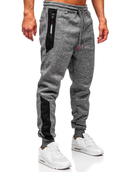 Bolf Herren Warme Sporthose Joggers Anthrazit  Q1200