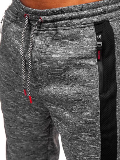 Bolf Herren Warme Sporthose Joggers Anthrazit  Q1201