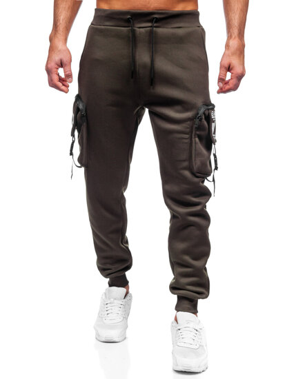 Bolf Herren Warme Sporthose Joggers Cargohose Grün  K23