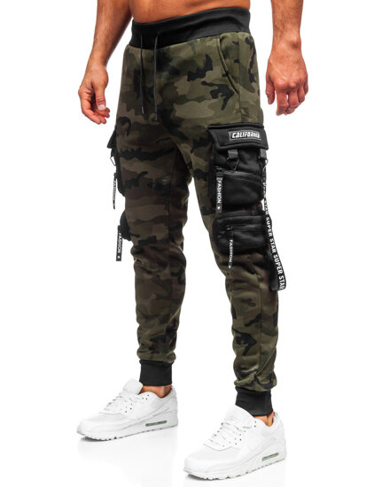 Bolf Herren Warme Sporthose Joggers Cargohose Khaki  HSS112