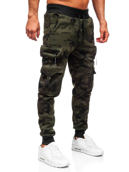 Bolf Herren Warme Sporthose Joggers Cargohose Khaki  HSS353