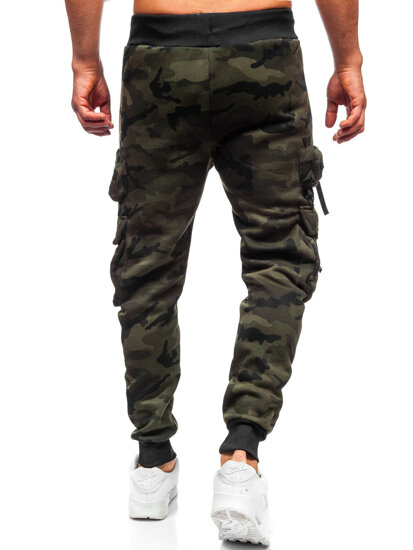 Bolf Herren Warme Sporthose Joggers Cargohose Khaki  HSS353