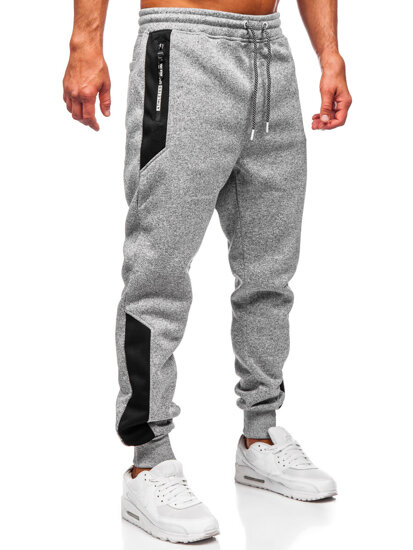 Bolf Herren Warme Sporthose Joggers Grau  Q1100