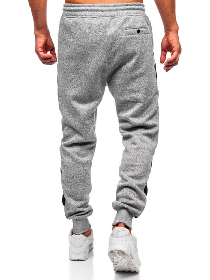 Bolf Herren Warme Sporthose Joggers Grau  Q1100