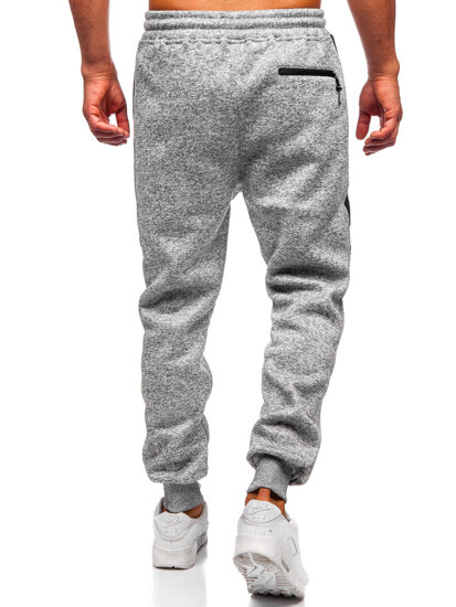 Bolf Herren Warme Sporthose Joggers Grau  Q1102