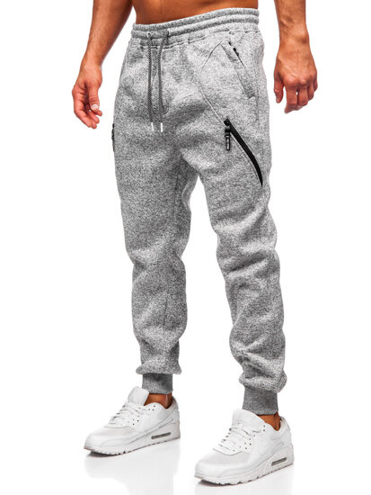 Bolf Herren Warme Sporthose Joggers Grau  Q1104