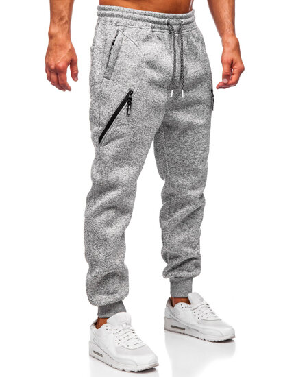 Bolf Herren Warme Sporthose Joggers Grau  Q1104