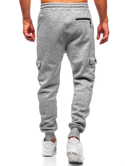 Bolf Herren Warme Sporthose Joggers Grau  Q1108