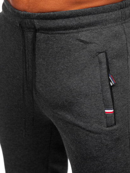 Bolf Herren Warme Sporthose Schwarzgrau  JX6217