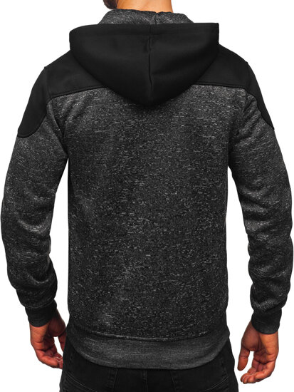 Bolf Herren Warmer Kapuzenpullover Anthrazit  TC1307