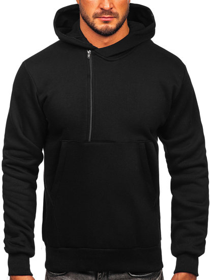 Bolf Herren Warmer Kapuzenpullover Schwarz  02