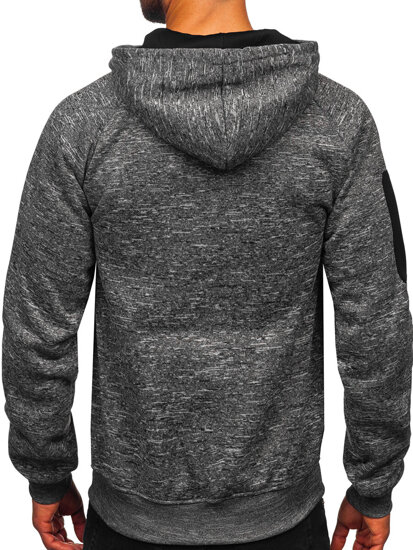 Bolf Herren Warmer Kapuzepullover Anthrazit  TC1306