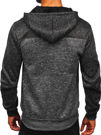 Bolf Herren Warmer Kapuzepullover Anthrazit  TC1308