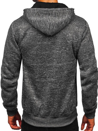 Bolf Herren Warmer Kapuzepullover Anthrazit  TC1313