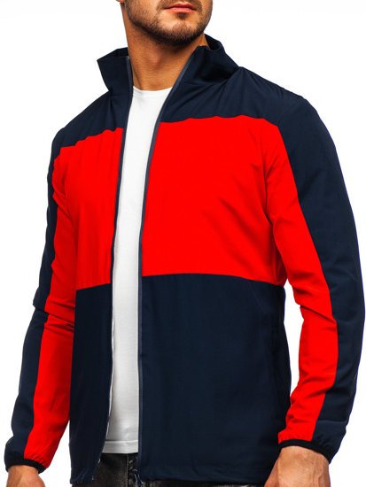 Bolf Herren Windjacke Windbreaker Sport Jacke Dunkalblau  HM094